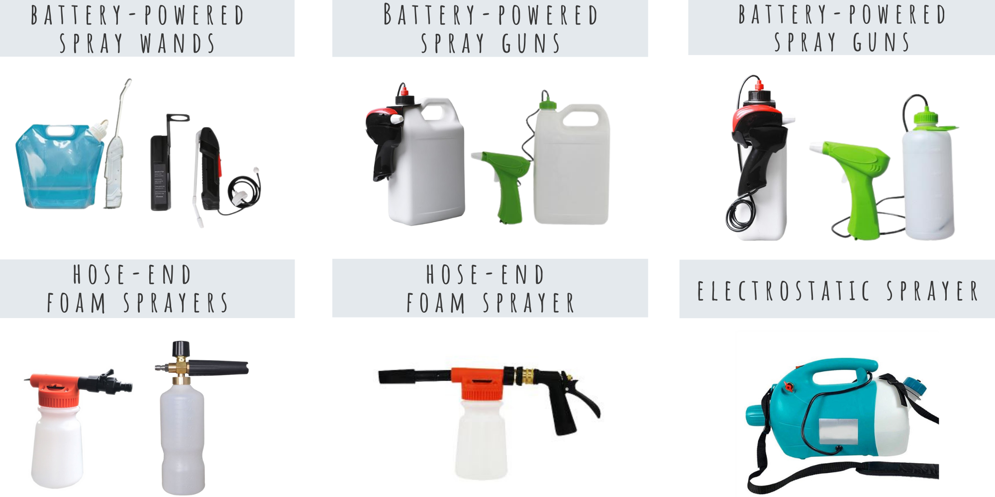 types-of-battery-powered-high-pressured-sprayers