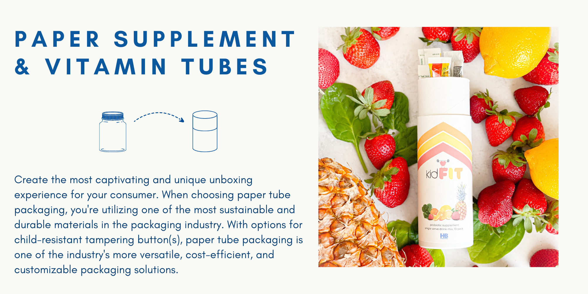 HBI_ paper supplement & vitamin tubes